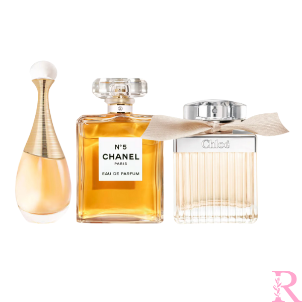 Promoção, Compre 1, Leve 3 (J'adore Dior, Chanel 5, Chloé), 100ml